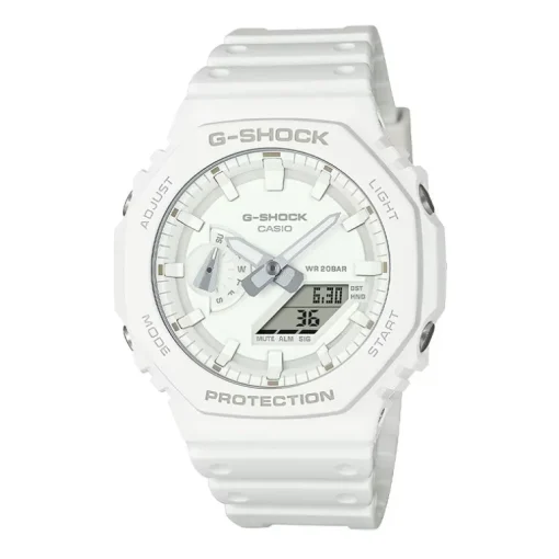 Montre Ana-Digitale Homme G-SHOCK CLASSIC Résine Blanche