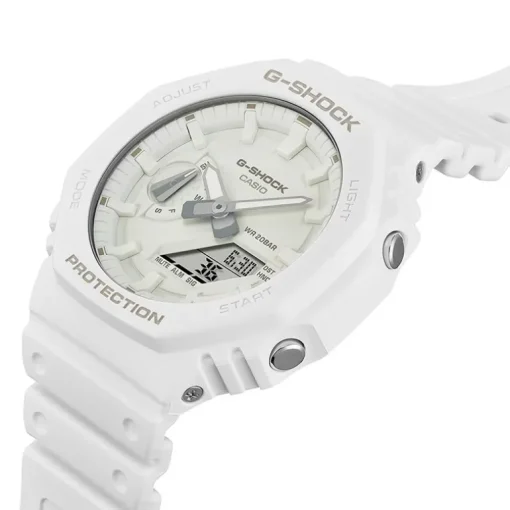 Montre Ana-Digitale Homme G-SHOCK CLASSIC Résine Blanche