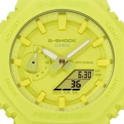 Montre Ana-Digitale Homme G-SHOCK CLASSIC Résine Jaune