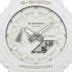 Montre Ana-Digitale Homme G-SHOCK CLASSIC Résine Blanche