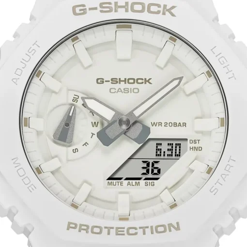 Montre Ana-Digitale Homme G-SHOCK CLASSIC Résine Blanche