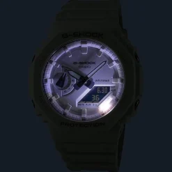 Montre Ana-Digitale Homme G-SHOCK CLASSIC Résine Blanche