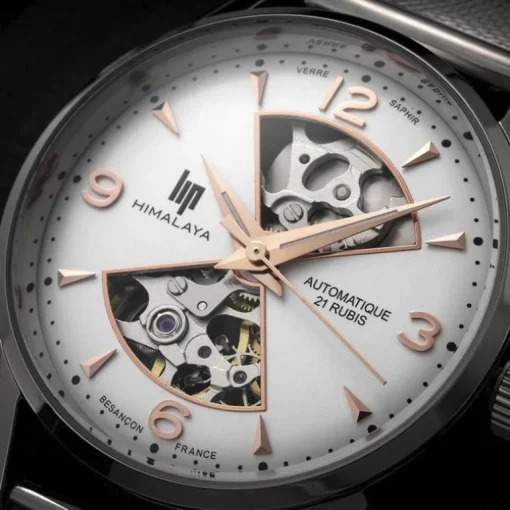 Montre Automatique Femme LIP HIMALAYA SABLIER Acier Chromé