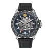 Montre Automatique Homme PATROUILLE DE FRANCE ATHOS 5 Cuir Noir
