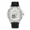 Montre Automatique Homme CERTUS OPEN HEART Cuir Noir