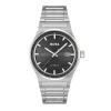 Montre Automatique Homme BOSS CANDOR NOIR Acier Argenté