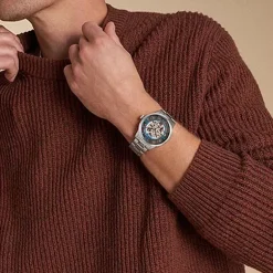 Montre Automatique Homme FOSSIL TOWNSMAN Acier Argenté
