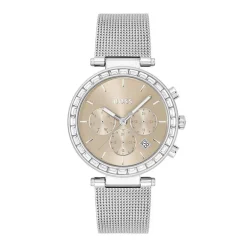 Montre Chronographe Femme BOSS ANDRA Acier Argenté