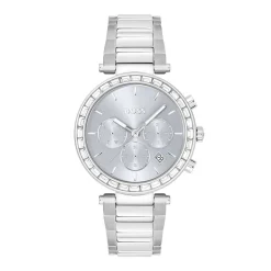 Montre Chronographe Femme BOSS ANDRA Acier Argenté