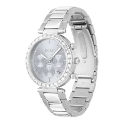 Montre Chronographe Femme BOSS ANDRA Acier Argenté
