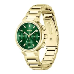 Montre Chronographe Femme BOSS ONE Acier Doré