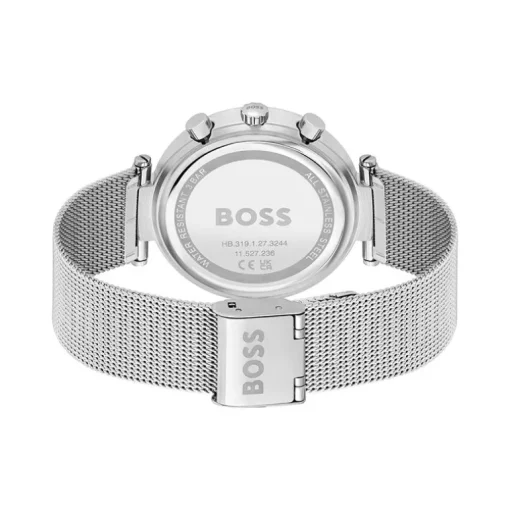 Montre Chronographe Femme BOSS ANDRA Acier Argenté