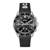 Montre Chronographe Homme BOSS RUNNER Silicone Noir