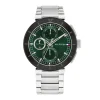 Montre Chronographe Homme TOMMY HILFIGER LORENZO VERT Acier Argenté