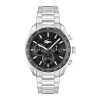 Montre Chronographe Homme LACOSTE BOSTON NOIR Acier Argenté