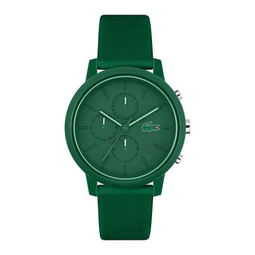 Montre Chronographe Homme LACOSTE 12.12 Silicone Vert