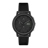 Montre Chronographe Homme LACOSTE 12.12 Silicone Noir