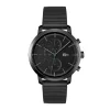 Montre Chronographe Homme LACOSTE REPLAY Cuir Noir