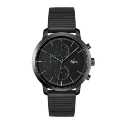 Montre Chronographe Homme LACOSTE REPLAY Cuir Noir