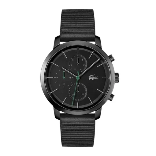 Montre Chronographe Homme LACOSTE REPLAY Cuir Noir