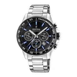 Montre Chronographe Homme FESTINA TIMELESS CHRONOGRAPH Acier Argenté