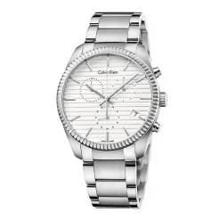 Montre Chronographe Homme CALVIN KLEIN ALLIANCE Acier Argenté
