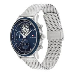 Montre Chronographe Homme TOMMY HILFIGER STEWART Acier Milanais Argenté