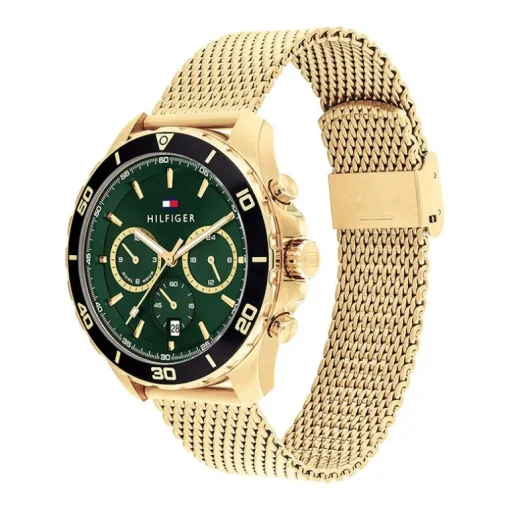 Montre Chronographe Homme TOMMY HILFIGER JORDAN Acier Doré