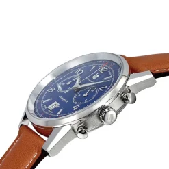 Montre Chronographe Homme LIP HIMALAYA Cuir Brun