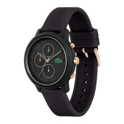 Montre Chronographe Homme LACOSTE 12.12 Silicone Noir