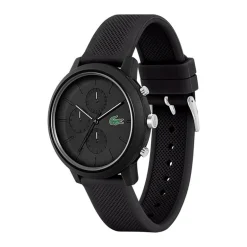 Montre Chronographe Homme LACOSTE 12.12 Silicone Noir