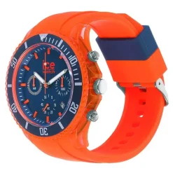 Montre Chronographe Homme XL ICE WATCH CHRONO ORANGE BLUE Silicone Orange