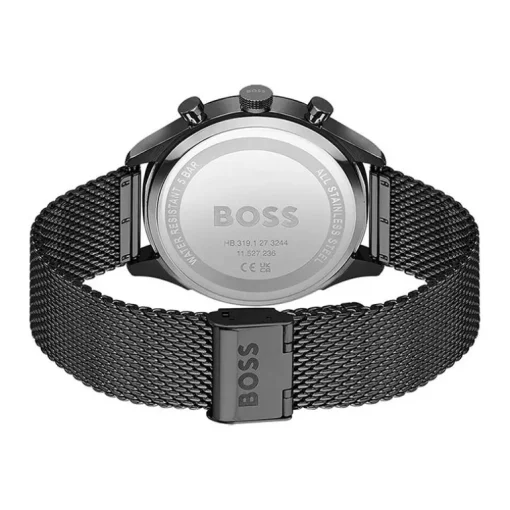 Montre Chronographe Homme BOSS GREGOR NOIR Acier Noir