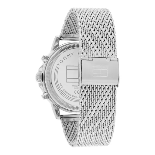 Montre Chronographe Homme TOMMY HILFIGER STEWART Acier Milanais Argenté