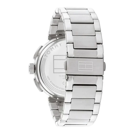 Montre Chronographe Homme TOMMY HILFIGER LORENZO VERT Acier Argenté