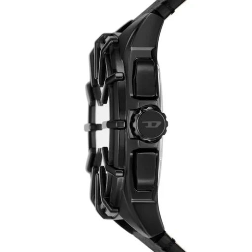 Montre Chronographe Homme DIESEL FRAMED Cuir Noir