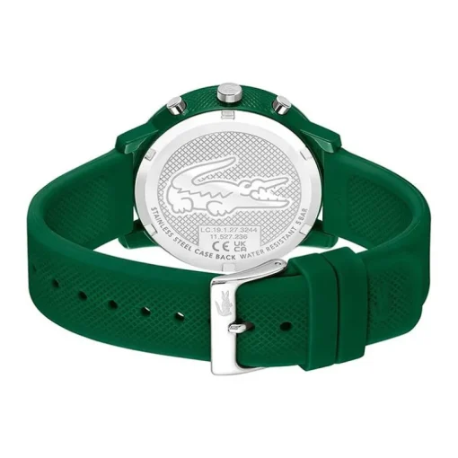 Montre Chronographe Homme LACOSTE 12.12 Silicone Vert