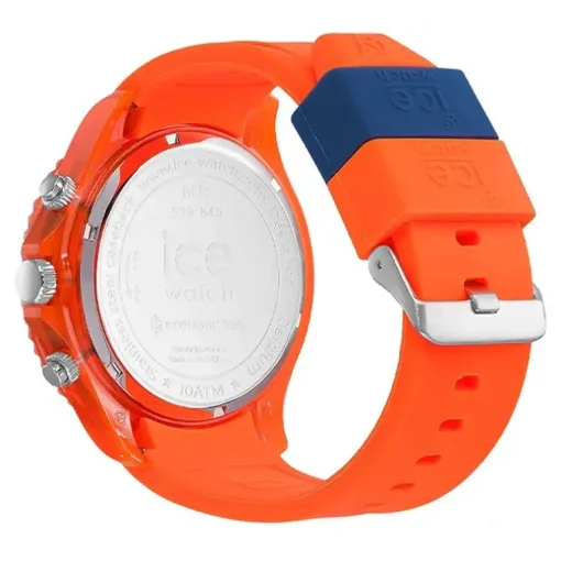 Montre Chronographe Homme XL ICE WATCH CHRONO ORANGE BLUE Silicone Orange