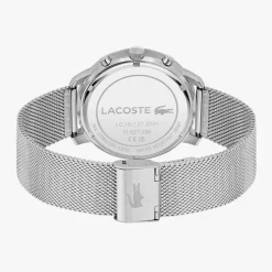 Montre Chronographe Homme LACOSTE REPLAY VERT Acier Argenté