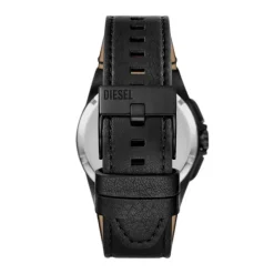 Montre Chronographe Homme DIESEL FRAMED Cuir Noir
