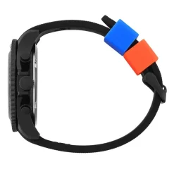 Montre Chronographe Homme L ICE WATCH CHRONO TRILOGY Silicone Noir