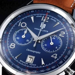 Montre Chronographe Homme LIP HIMALAYA Cuir Brun