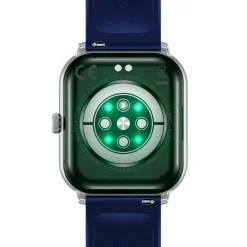 Montre Connectée Homme ICE WATCH SMART 1.0 SILVER Silicone Bleu et Silicone Noir