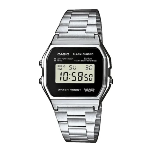 Montre digitale CASIO VINTAGE ICONIC acier argenté