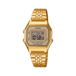 montre digitale CASIO VINTAGE ICONIC acier doré