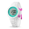 Montre Digitale Enfant S ICE WATCH DIGIT Silicone White Turquoise