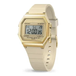Montre Digitale Femme S ICE WATCH DIGIT RETRO Silicone Almond Skin