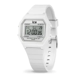 Montre Digitale Femme S ICE WATCH DIGIT RETRO WHITE Silicone Blanc