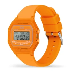 Montre Digitale Femme S ICE WATCH DIGIT RETRO NEON ORANGE Silicone Orange