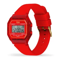 Montre Digitale Femme S ICE WATCH DIGIT RETRO RED PASSION Silicone Rouge
